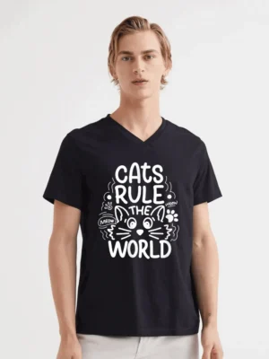Cats Rule He World T-Shirt