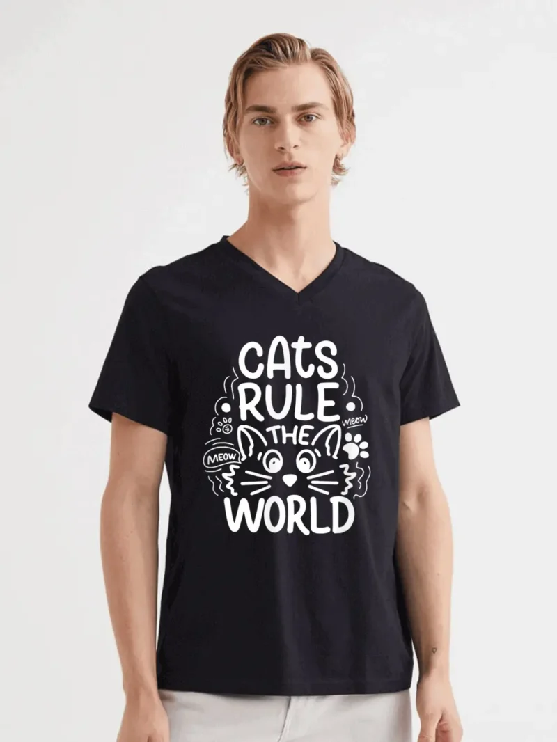 Cats Rule He World T-Shirt
