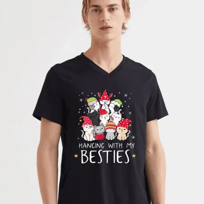 Christmas Cat Lover Christmas T-Shirt