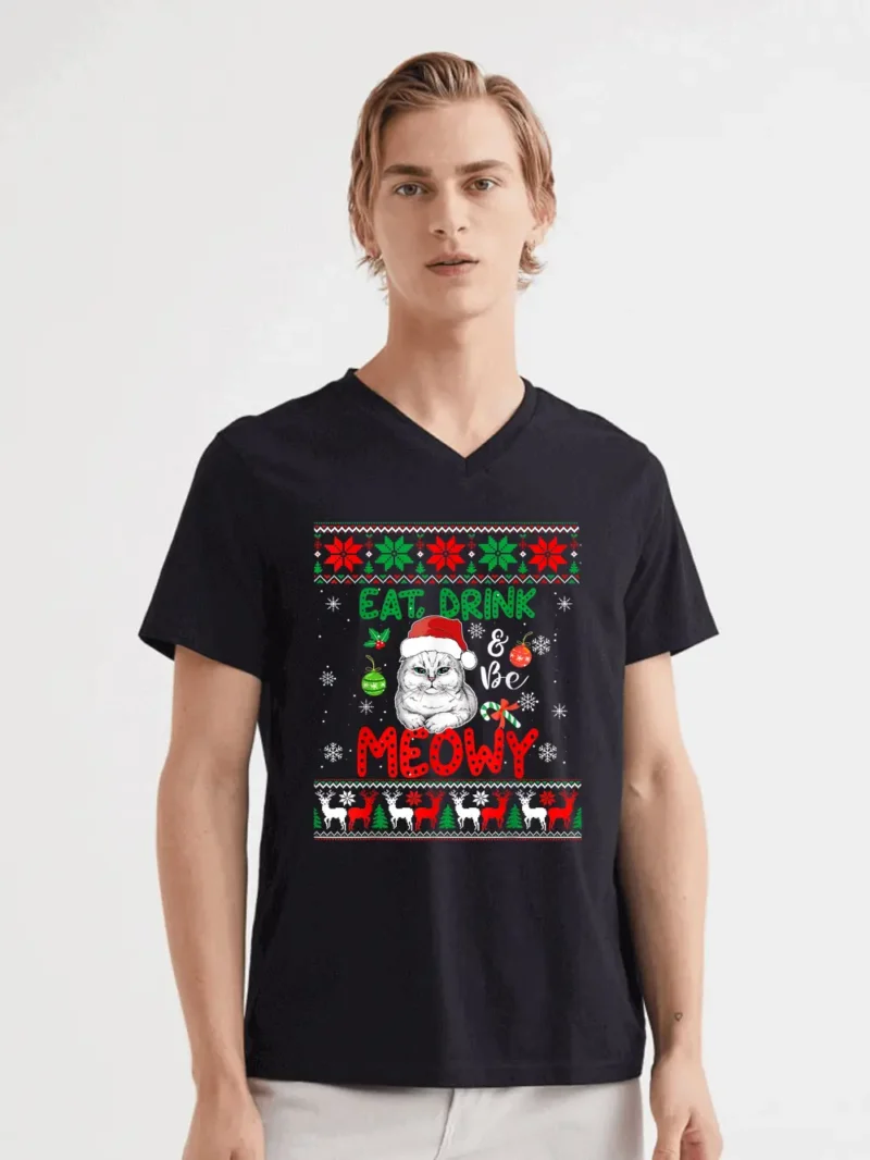 Eat Drink And Be Meowy T-Shirt