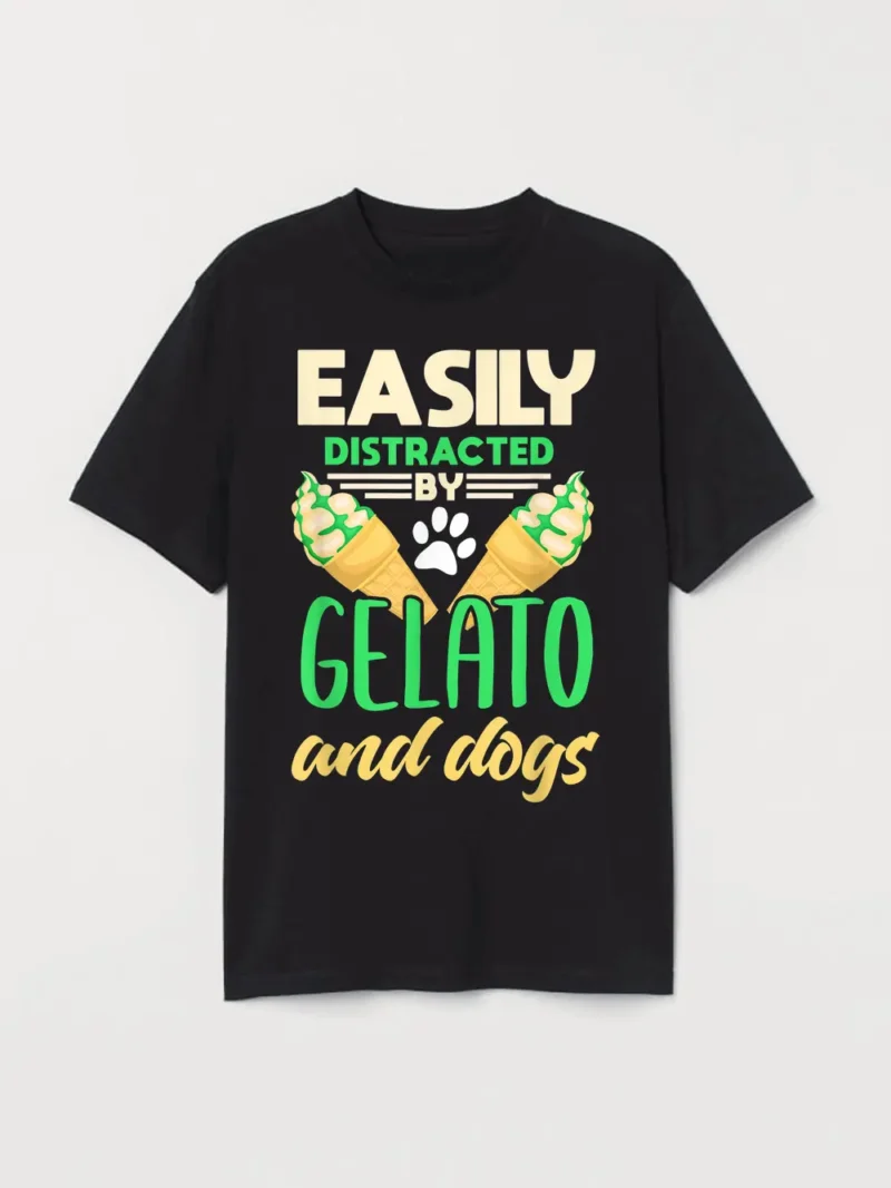 Gelato Funny Dog Lover Ice Cream T-Shirt - Image 2