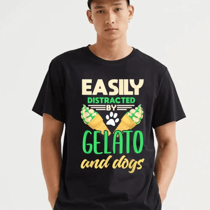Gelato Funny Dog Lover Ice Cream T-Shirt